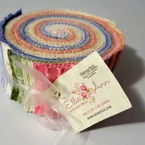 Roll of Fabric Strips for Quilting/Sewing